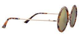 Alban Round Purple Floral Sunglasses4