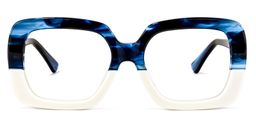 Ocean Square Two-tone Glasses0