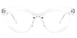 Fairy Cateye Clear Glasses0