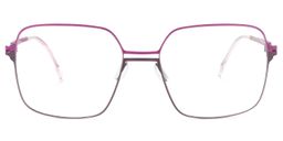 Yadira Square Two-Tone Glasses0