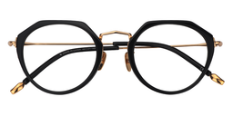 Elvis Geometric Black Glasses1
