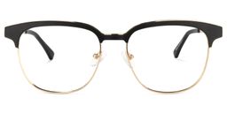 Wren Browline Black-Gold Glasses0