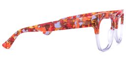 Yessenia Square Purple Glasses3