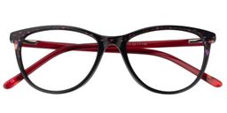 Alder Oval Black Glasses1