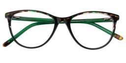Alder Oval Green Glasses1