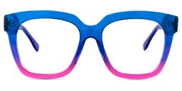 Xion Square Blue-Purple Glasses0