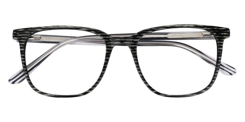 Rectangle Black Glasses | Zeelool Optical1