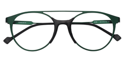 Bert Aviator Green Glasses1