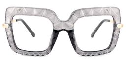 Amecia Square Gray Glasses0