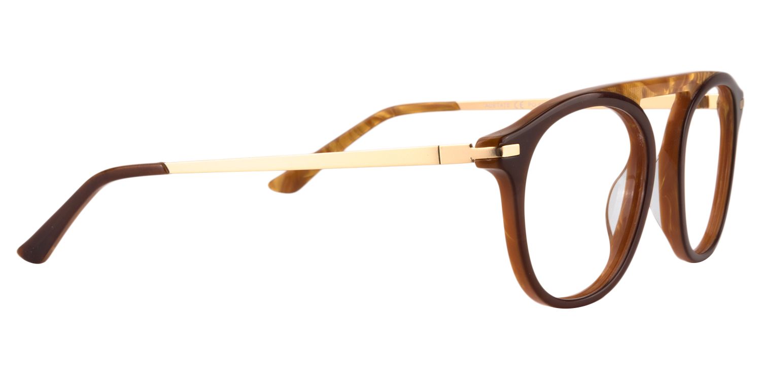 Square Brown Glasses | Zeelool Glasses4