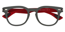 Alan Round Gray Glasses1