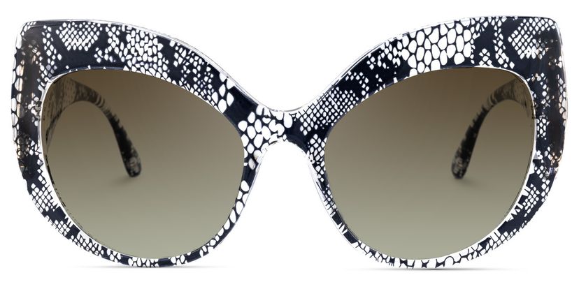 Kait Cat-eye Black Sunglasses