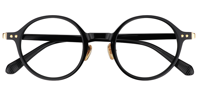 Round Black Glasses | Zeelool Optical1
