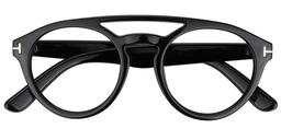 Hank Aviator Black Glasses1