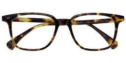 Quentin Rectangle Light Amber Glasses1