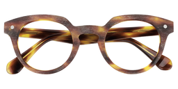 Galen Round Burnt Umber Glasses1