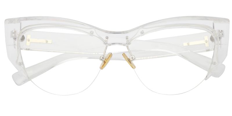 Cateye Clear Glasses | Zeelool Eyeglass Frames1