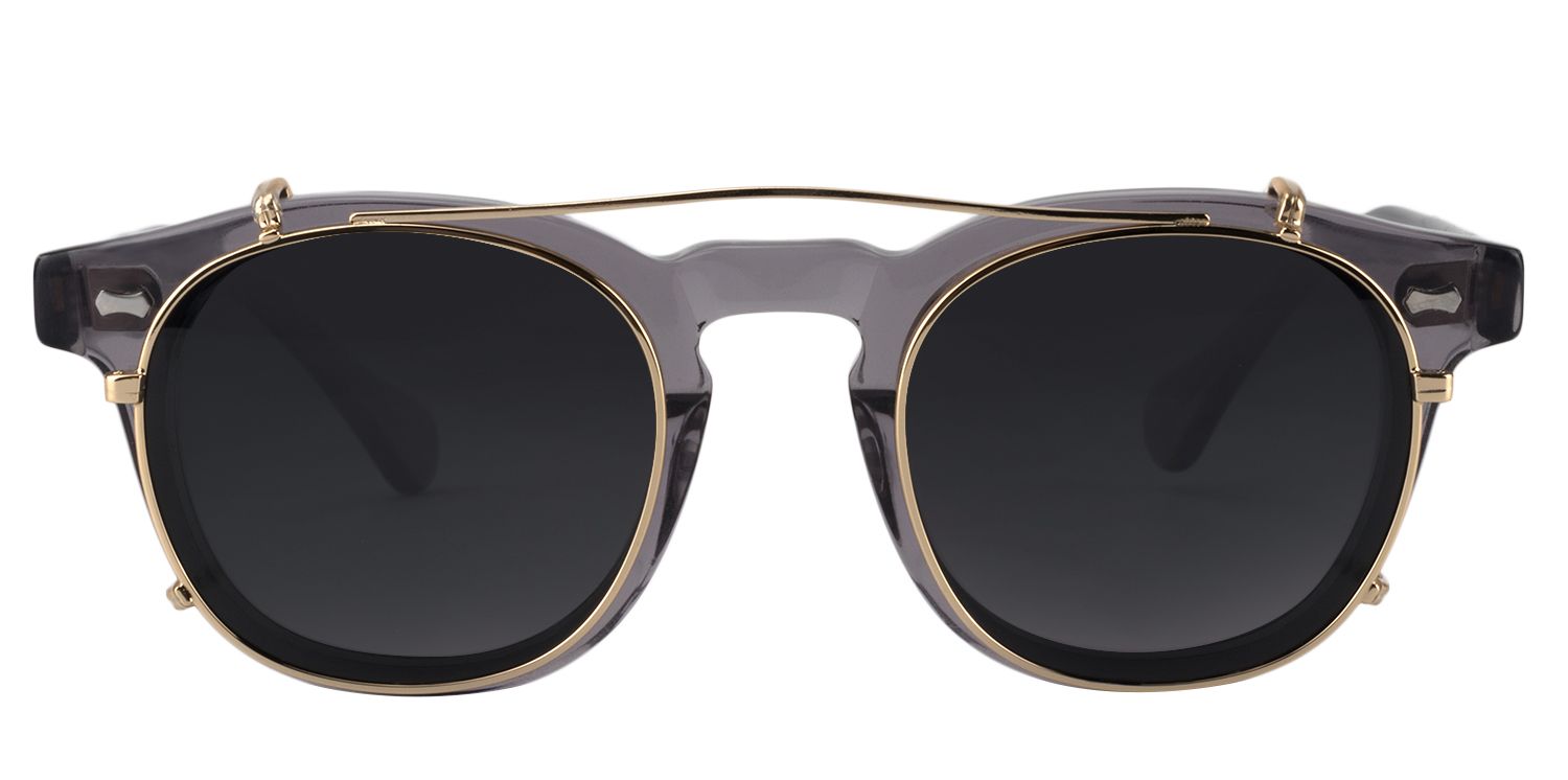 Square Gray Glasses | Zeelool Glasses0