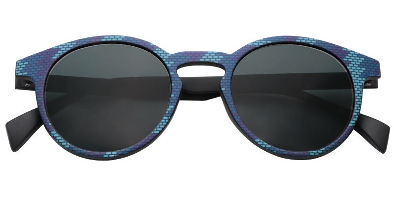Round Blue Sunglasses | Zeelool Sunglass Frames1