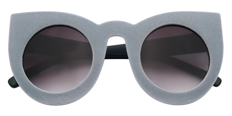 Cateye Gray Sunglasses | Zeelool Sunglass Frames1