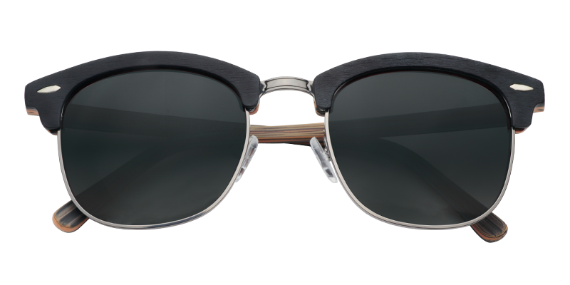 Browline Black Sunglasses | Zeelool Sunglasses Online1