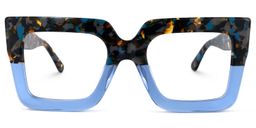Brandon Square Blue Glasses0