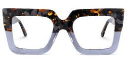 Brandon Gray Square Glasses0