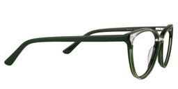 Allister Oval Dark Green Glasses4