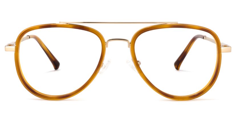 Esmeralda Aviator Light-Brown Glasses