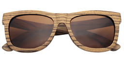 Dewey Rectangle Brown Sunglasses1