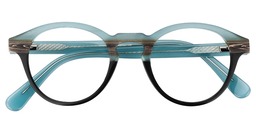 Darby Round Blue Glasses0