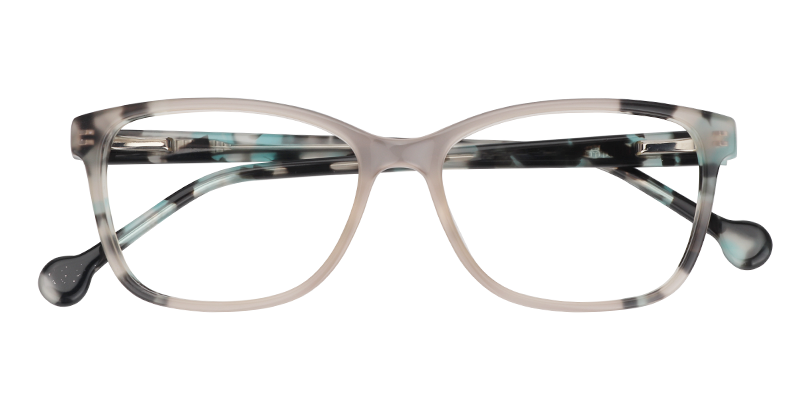 Rectangle Beige Glasses1