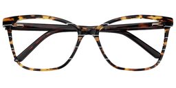 Whitney Rectangle Light Amber Glasses1