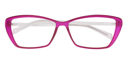 Blanche Rectangle Bright Pink Glasses1
