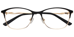 Eudora Browline Black Glasses1