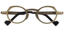 Clare Geometric Brown Glasses2