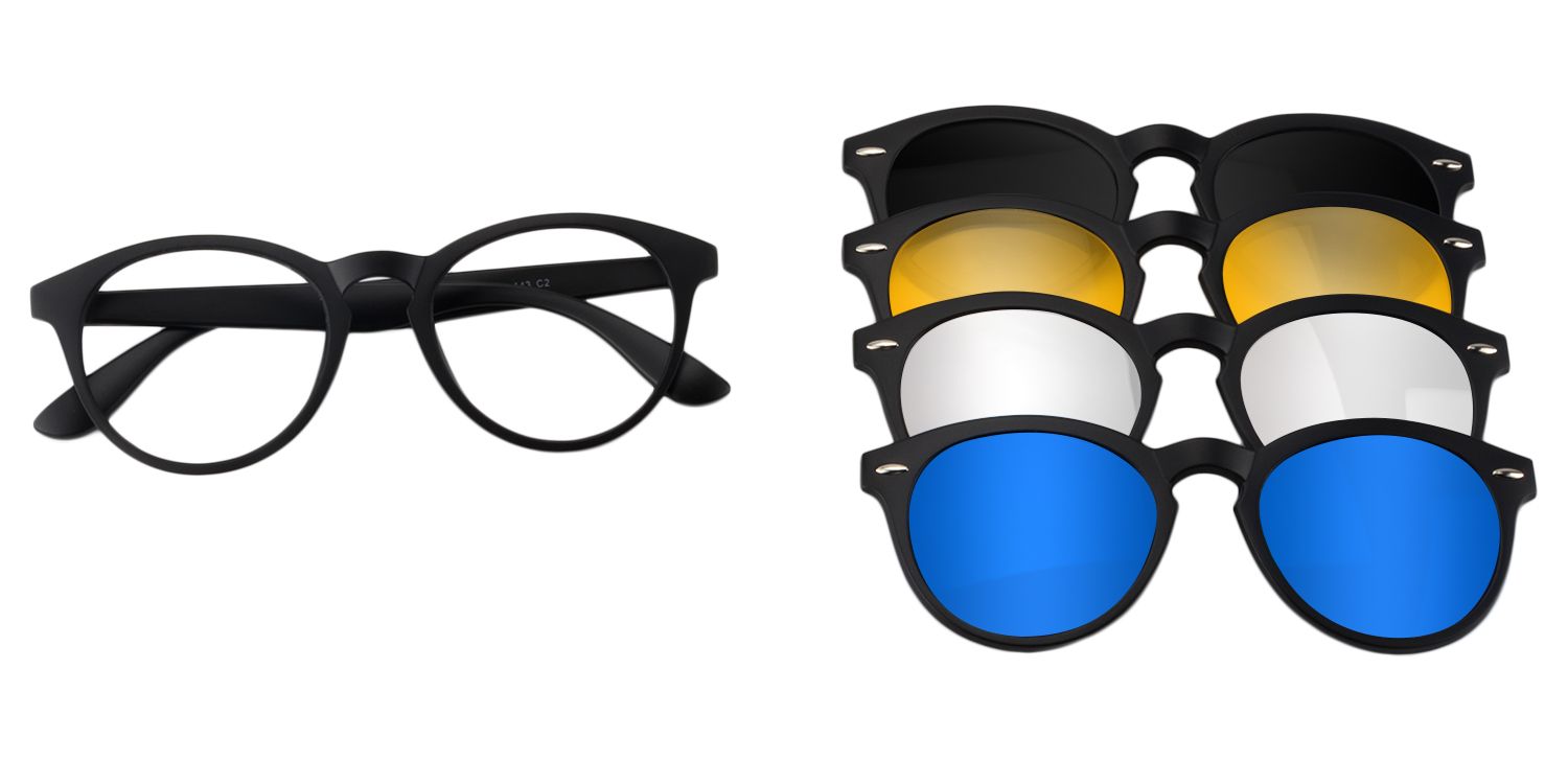 Round Black Glasses | Zeelool Glasses0