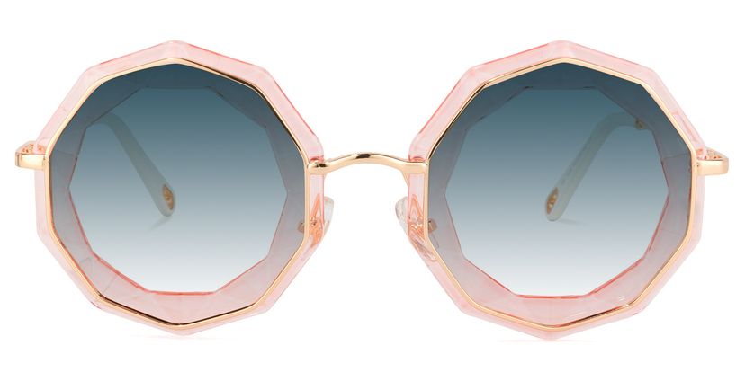 Princess Geometric Pink Sunglasses