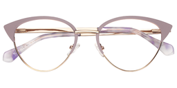 Nelly Cat Eye Pink Glasses1