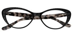 Xaria Cat eye Black Glasses1