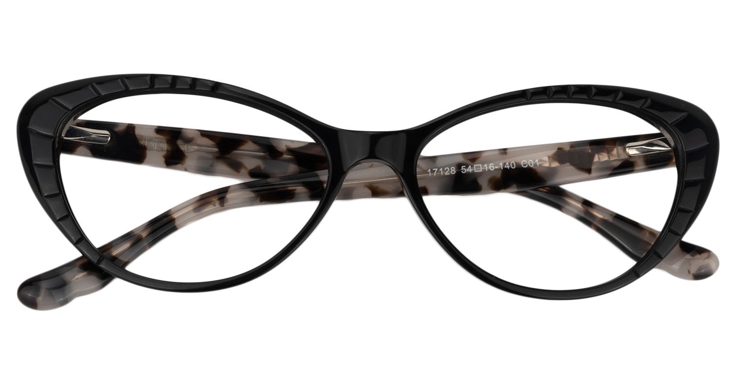 Cat eye Black Glasses | Zeelool Glasses1