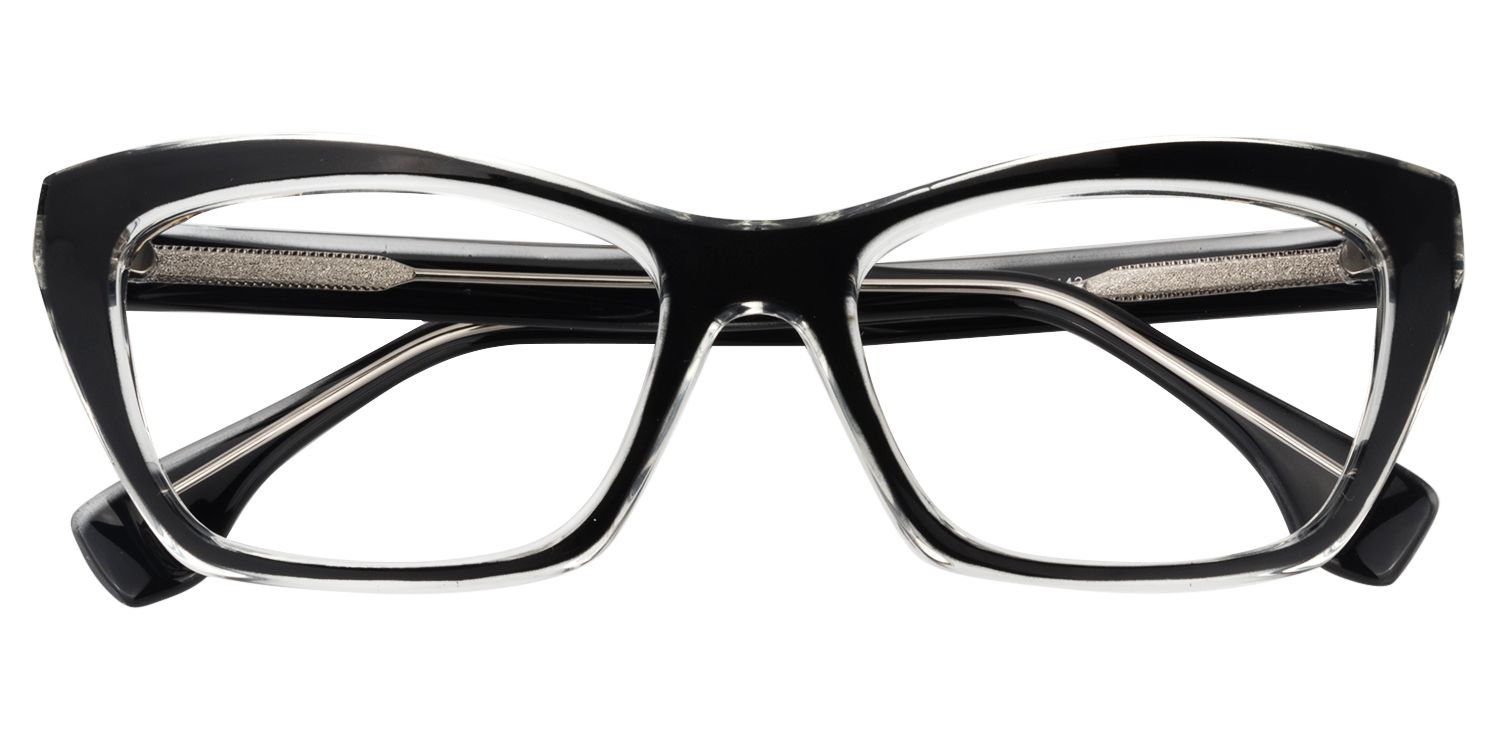 Cat eye Black Glasses | Zeelool Glasses1