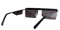 Sophia Rectangle Black Sunglasses5