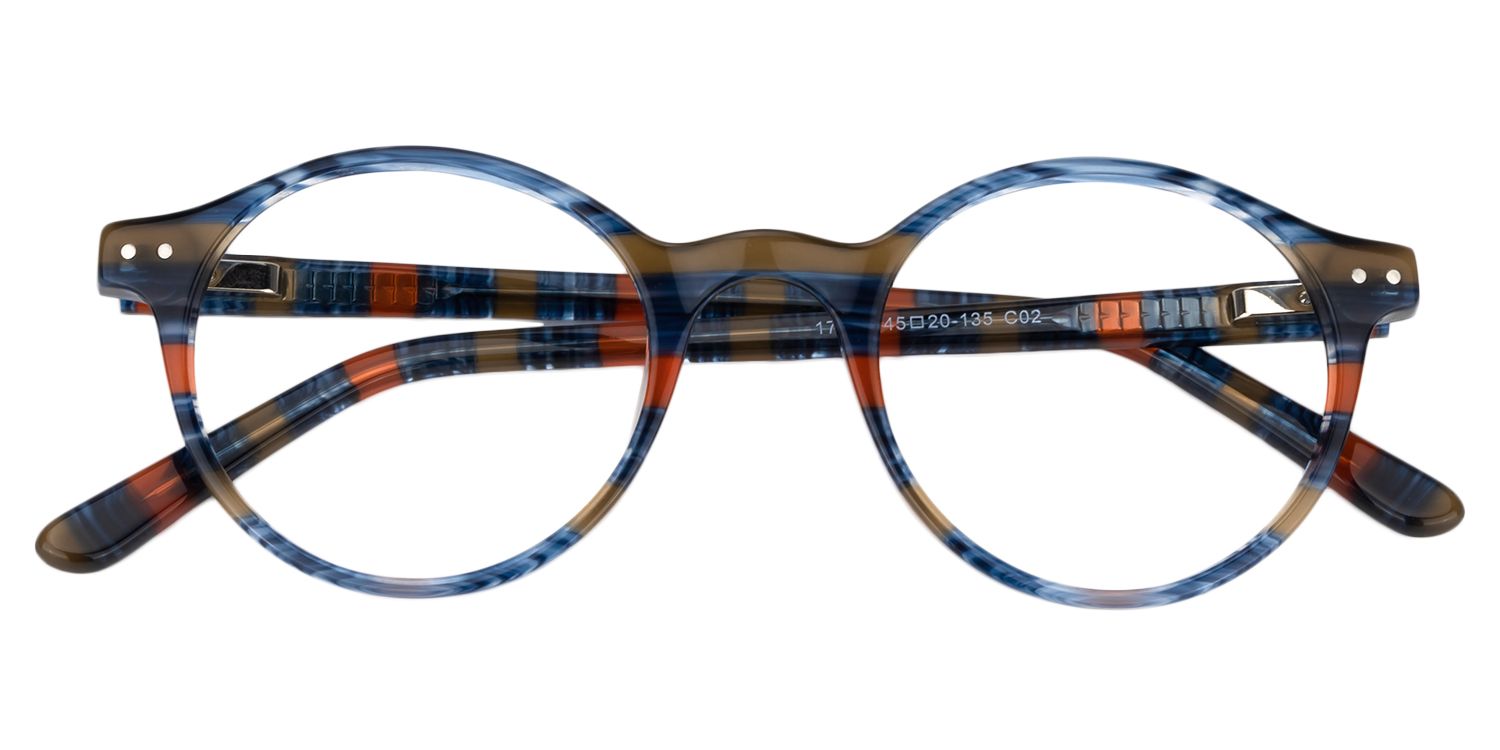 Round Floral Glasses | Zeelool Glasses1