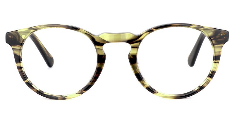 Brittany Round Green/Tortoise Glasses