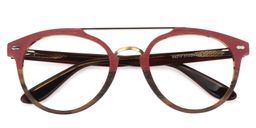 Cais Aviator Red Glasses1