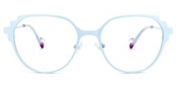 Lalita Geometric Light-Blue Glasses0