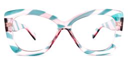 Xanthus Butterfly Blue-Pink Glasses0