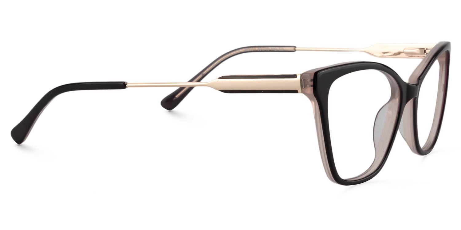 Cat eye Black Glasses | Zeelool Glasses4