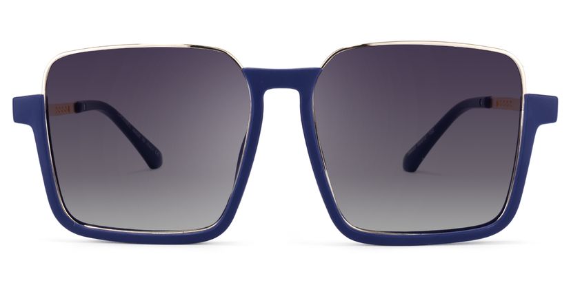 Garry Square Blue Sunglasses